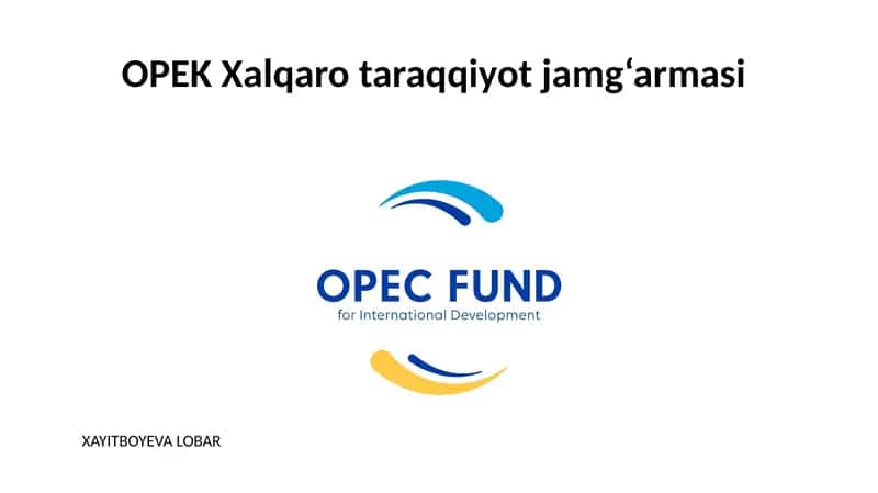 OPEC Jamg'armasi 1