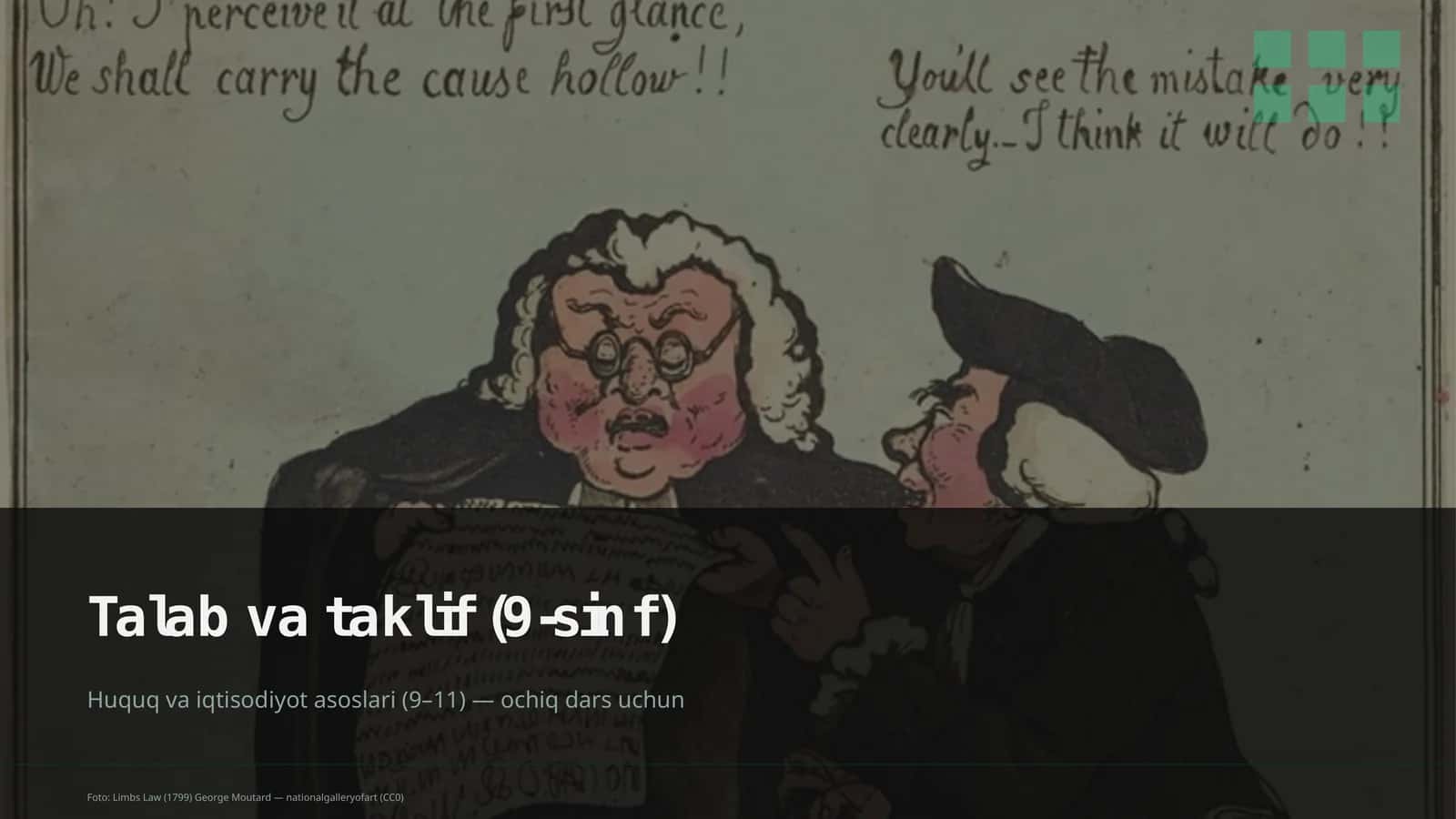 Talab va taklif (9-sinf) 1