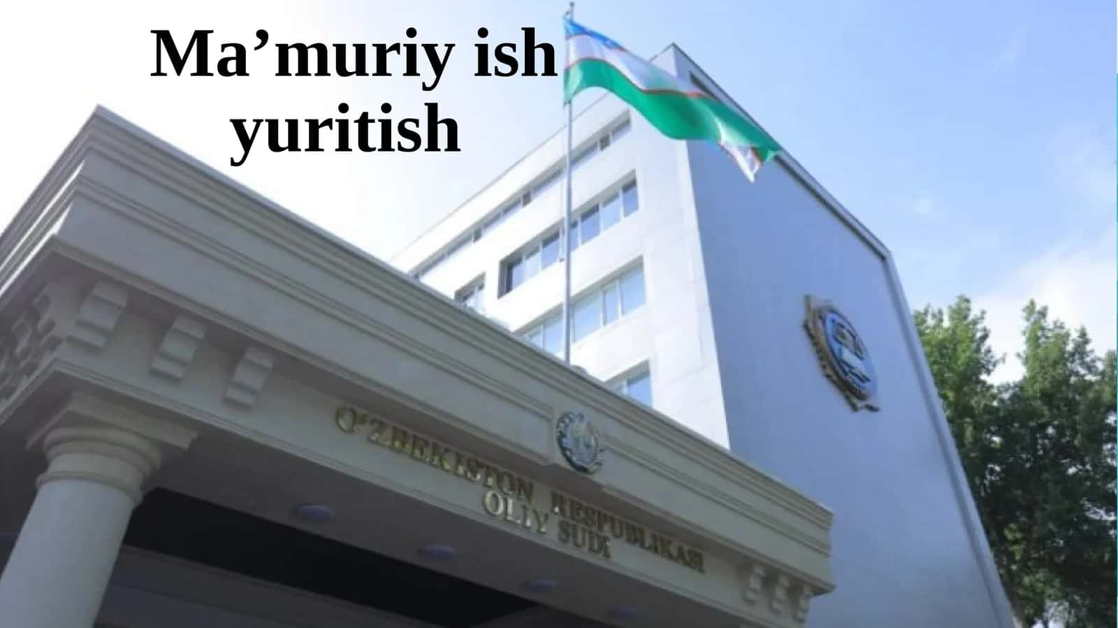 Ma’muriy ish yuritish 1