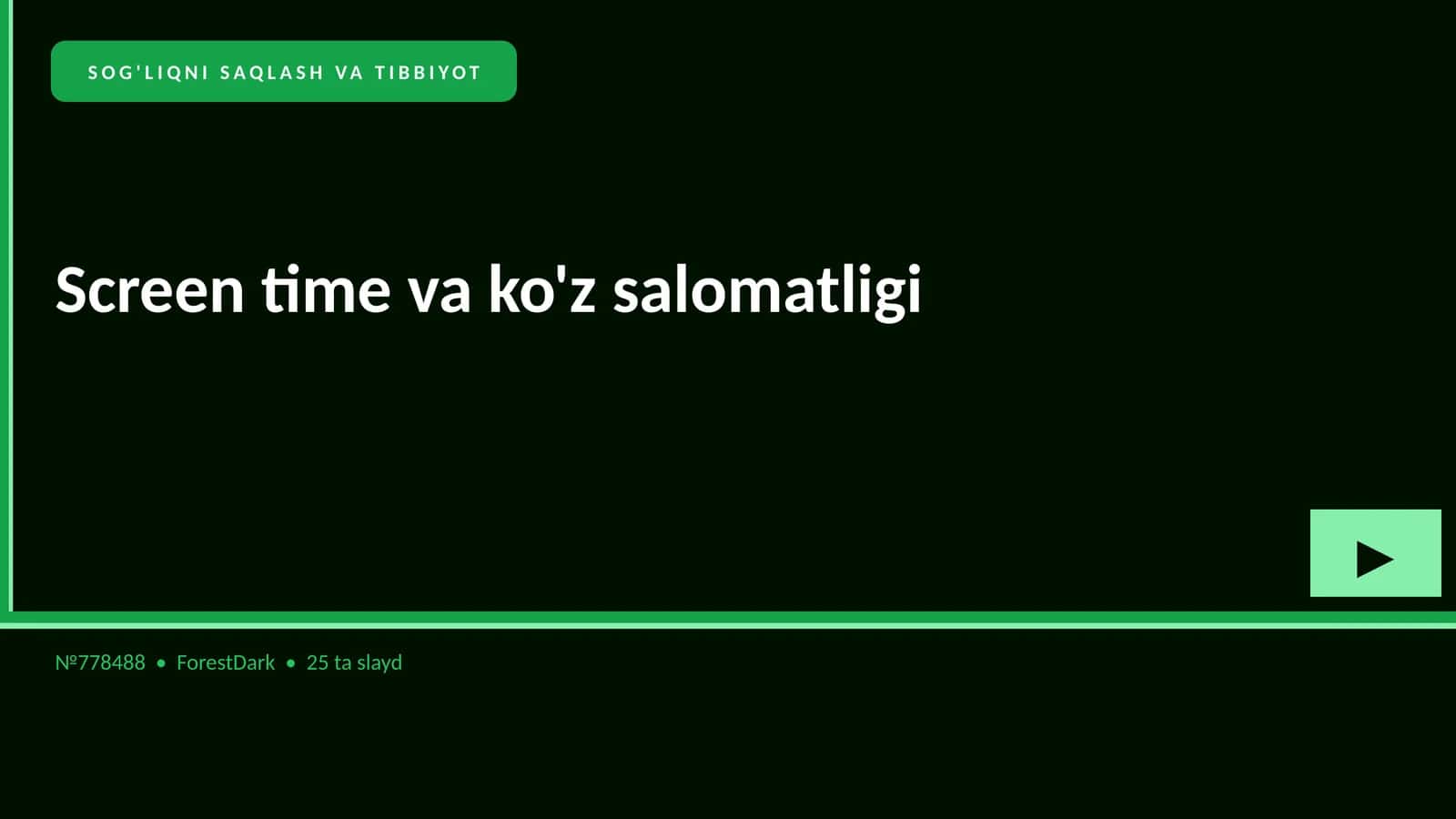 Screen time va ko'z salomatligi 1