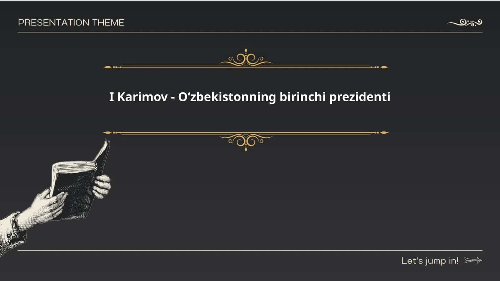 I Karimov - Oʻzbekistonning birinchi prezidenti 1