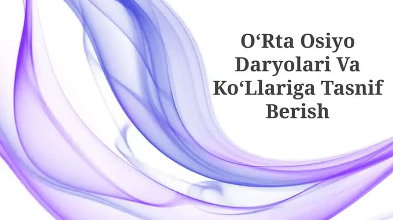 Markaziy Osiyo Daryolari 1