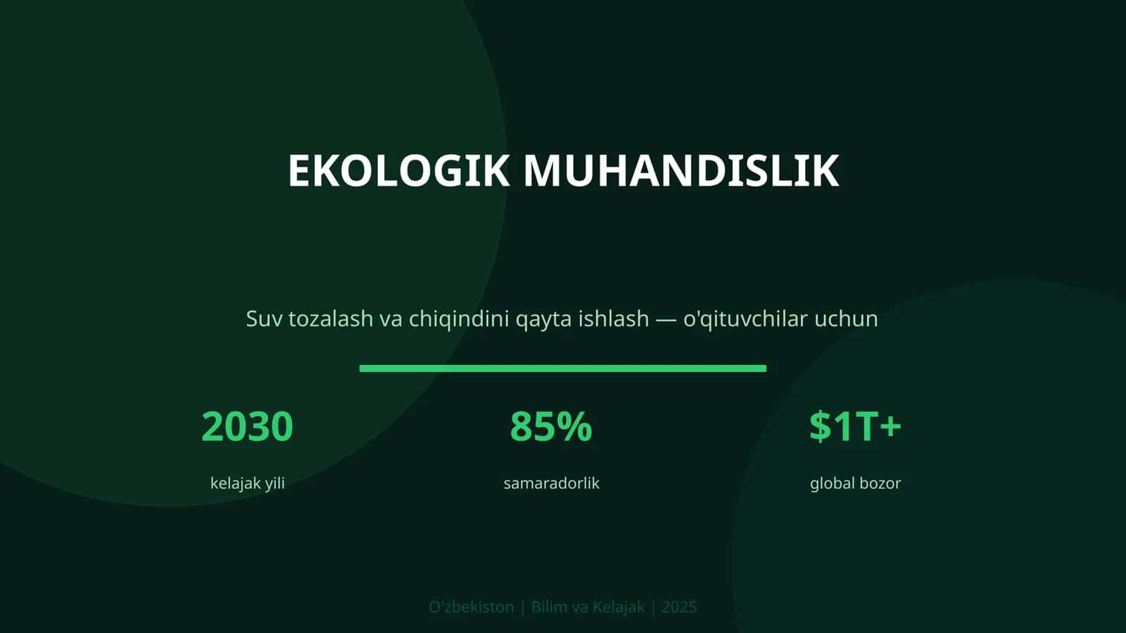 Ekologik muhandislik 1