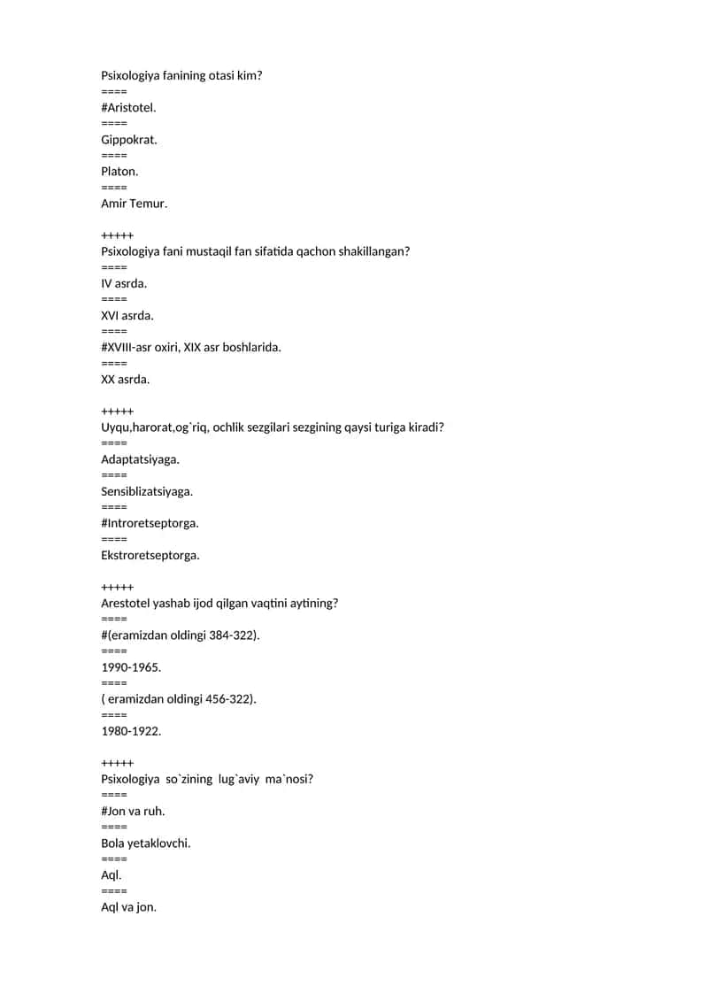 Psixologiya fanining otasi kim? 1