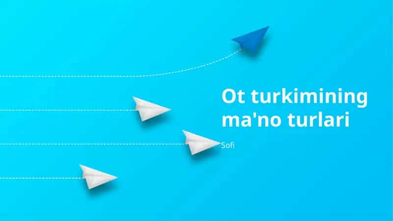 Ot turkimining ma'no turlari 1