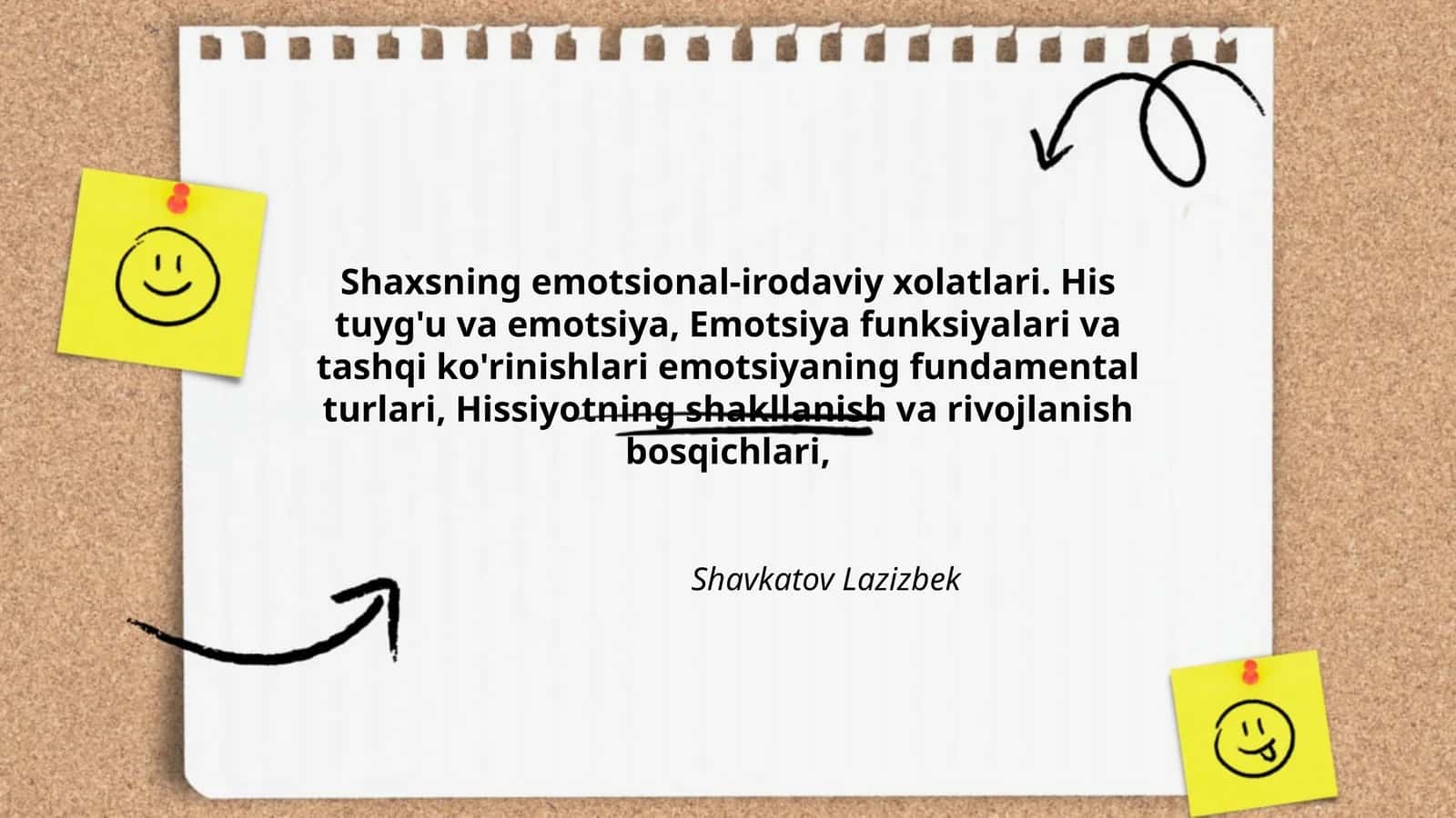 Shaxsning emotsional-irodaviy xolatlari 1