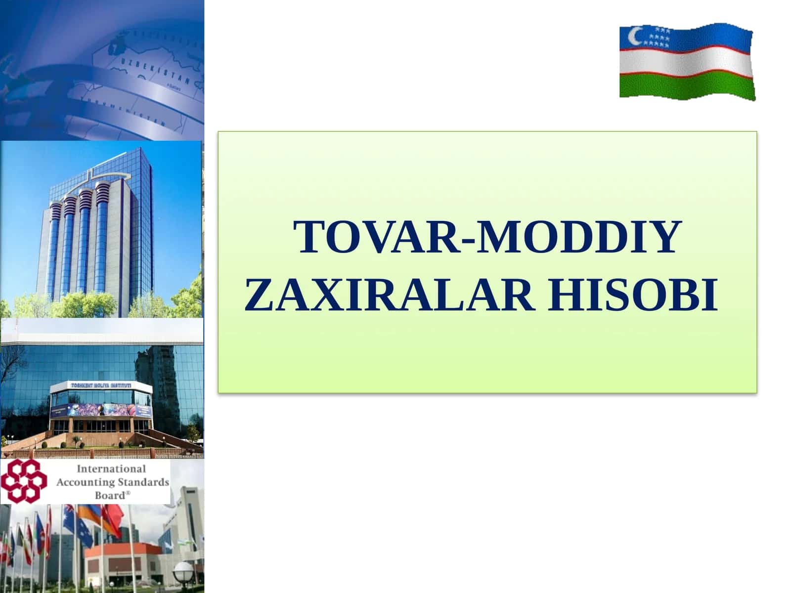 TOVAR-MODDIY ZAXIRALAR HISOBI 1