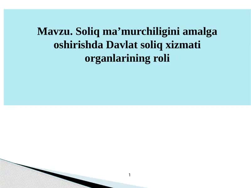 Davlat soliq qoʼmitasi 1