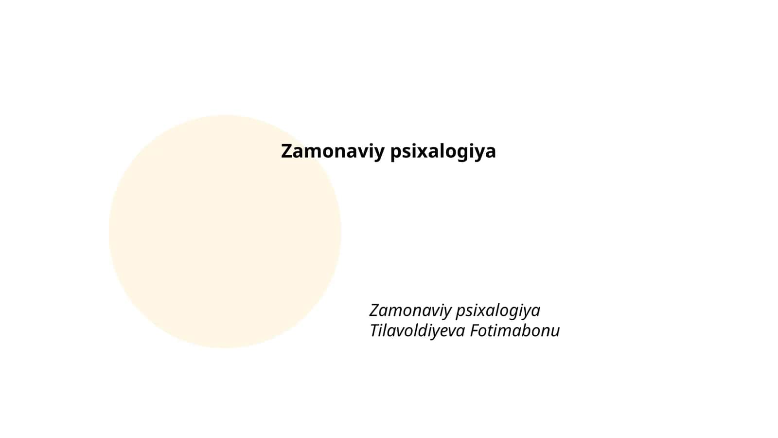 Zamonaviy psixalogiya 1