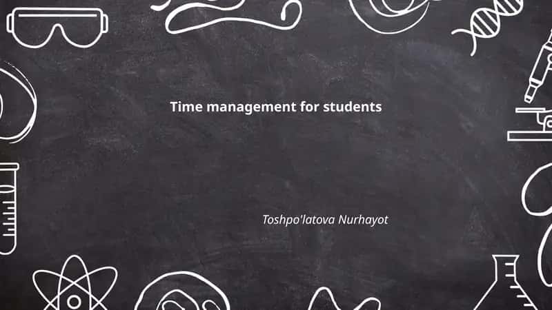 Time management for students 1