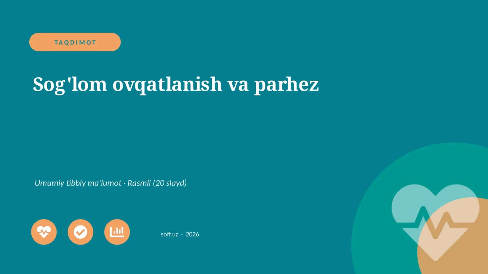 Sog'lom ovqatlanish va parhez 1