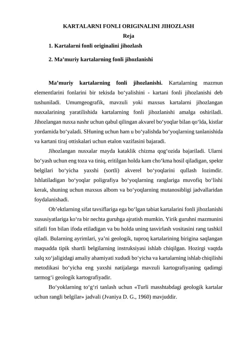 Kartalarni fonli originalini jihozlash 1