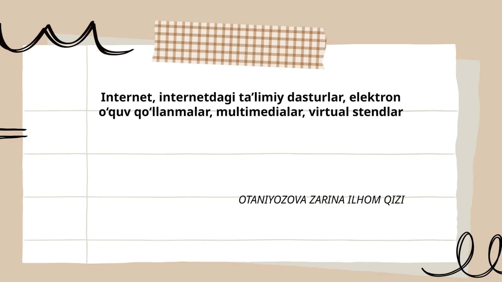 Internet va onlayn ta'lim: asosiy tushunchalar 1