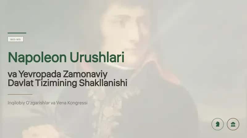 Napoleon Urushlari va Yevropada Zamonaviy Davlat Tizimining Shakllanishi 1