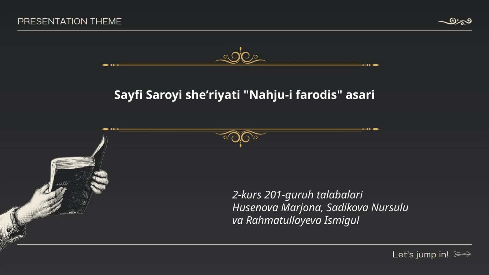 Nahju-i farodis 1