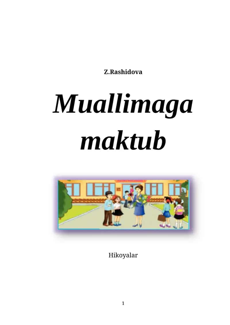 Muallimaga maktub Hikoyalar Samarqand–2026 1