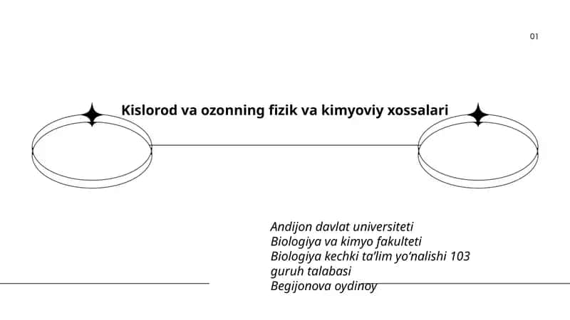 Kislorod va ozonning fizik va kimyoviy xossalari 1