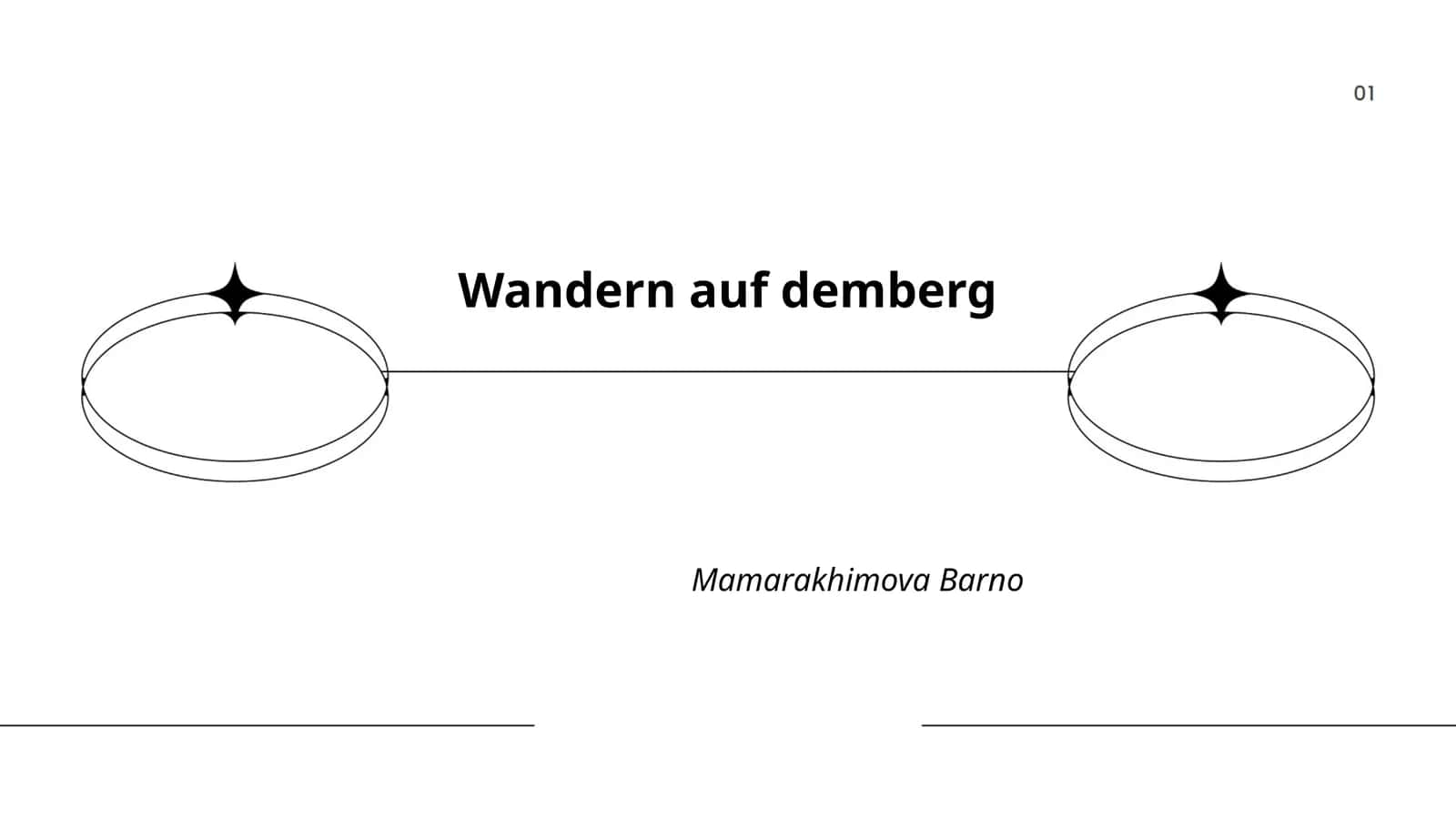 Wandern auf demberg 1