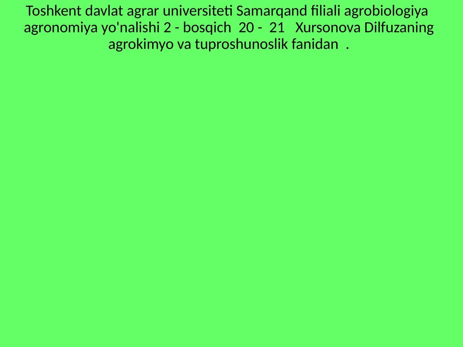 Kationlar almashinibyutilishining asosiy qonuniyatlari 1