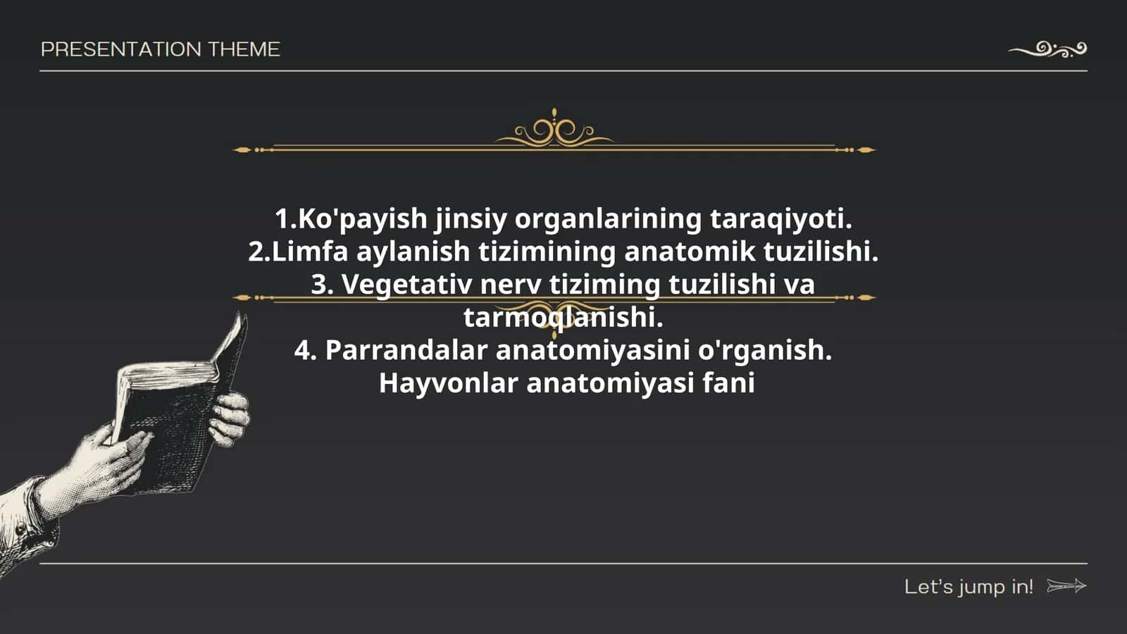 Hayvonlar anatomiyasi fani 1