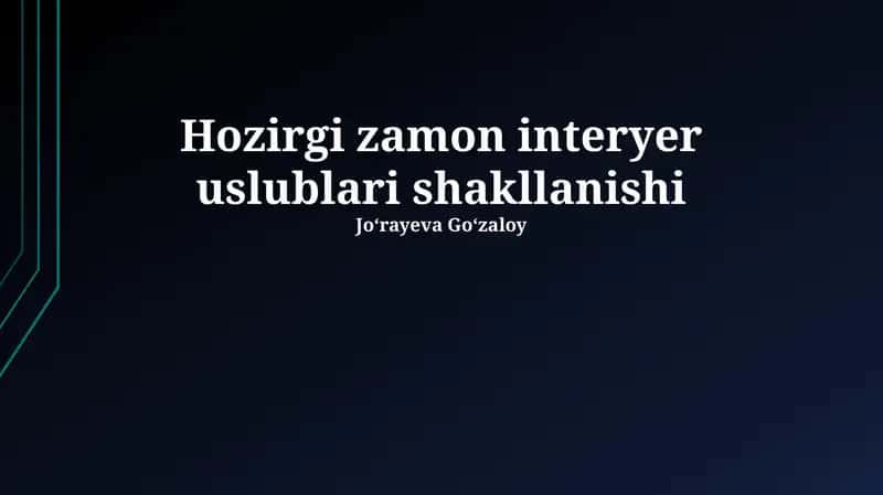 Zamonaviy Loft Interer Uslubi 1