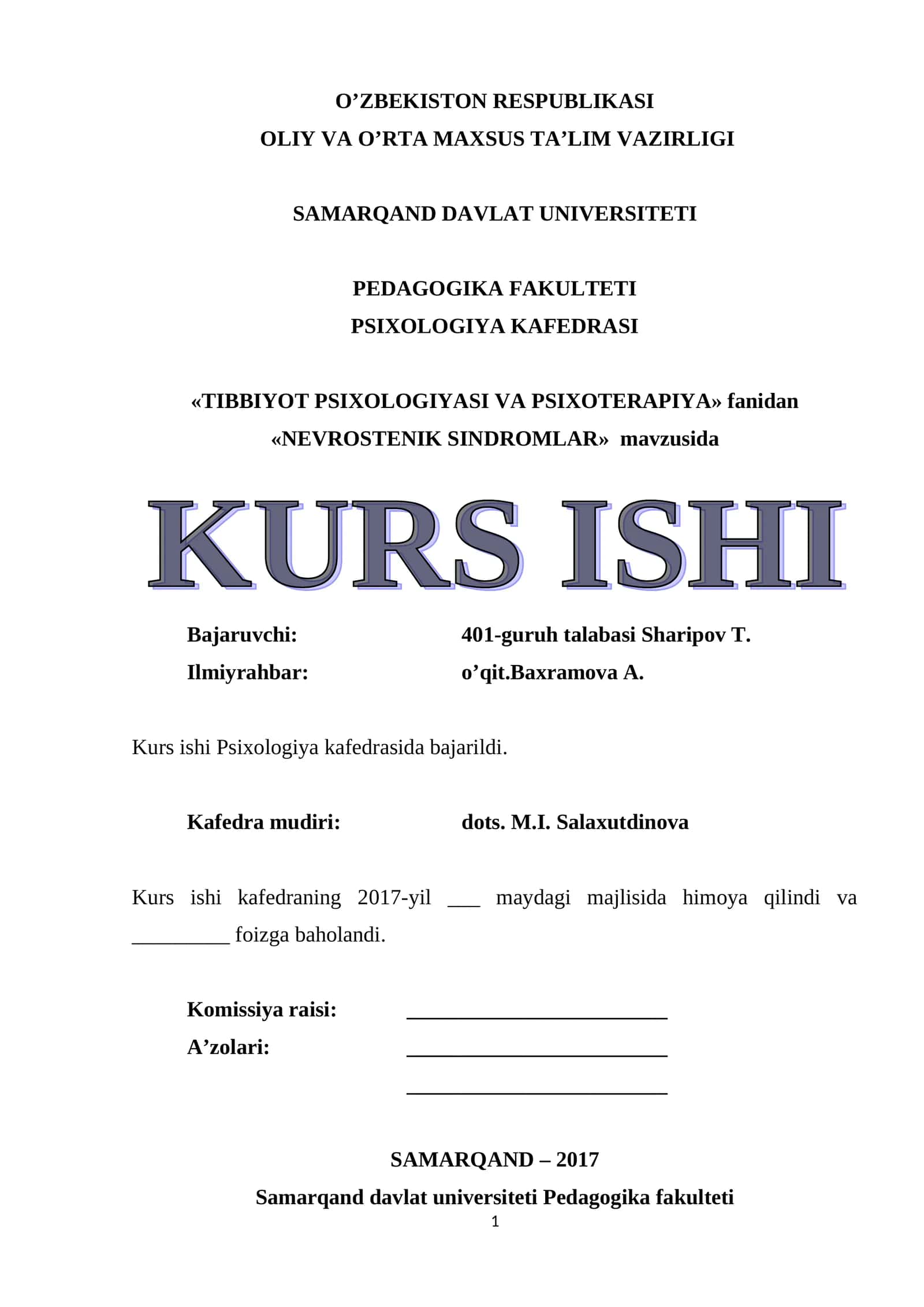 NEVROSTENIK SINDROMLAR 1