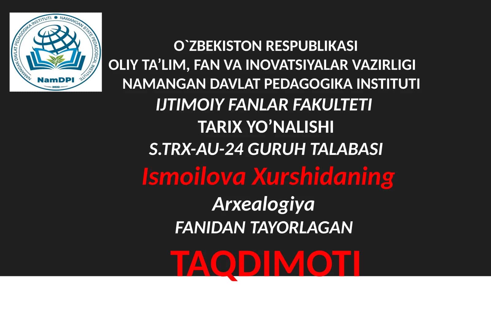Neolitik Davrning Yodgorliklari 1