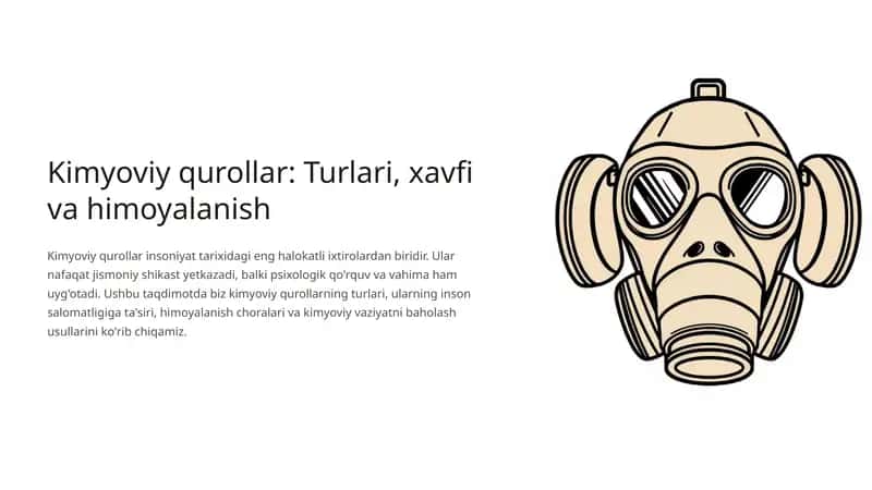 Kimyoviy qurollar 1