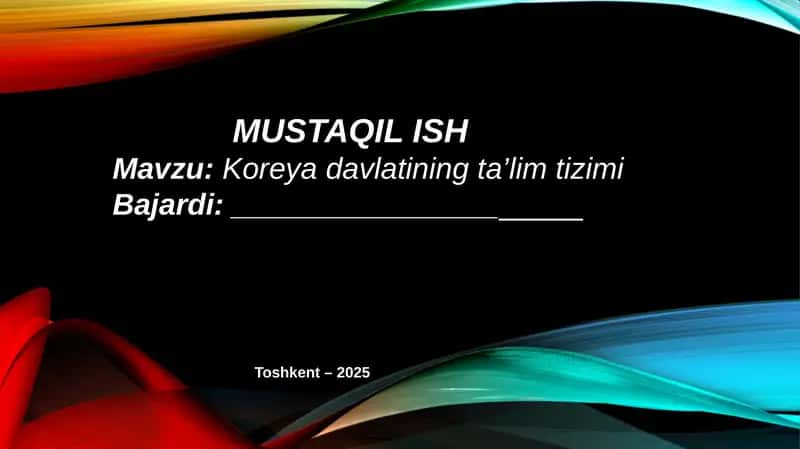 Koreya ta’lim tizimining O‘zbekiston ta’lim tizimidan farqlari 1