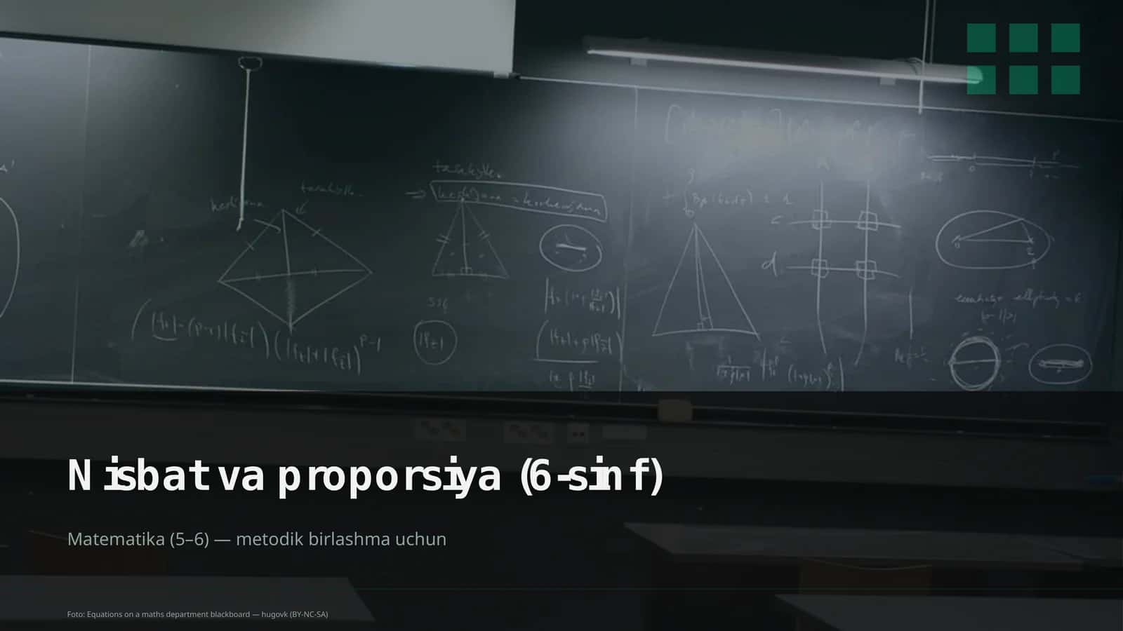 Nisbat va proporsiya (6-sinf) 1