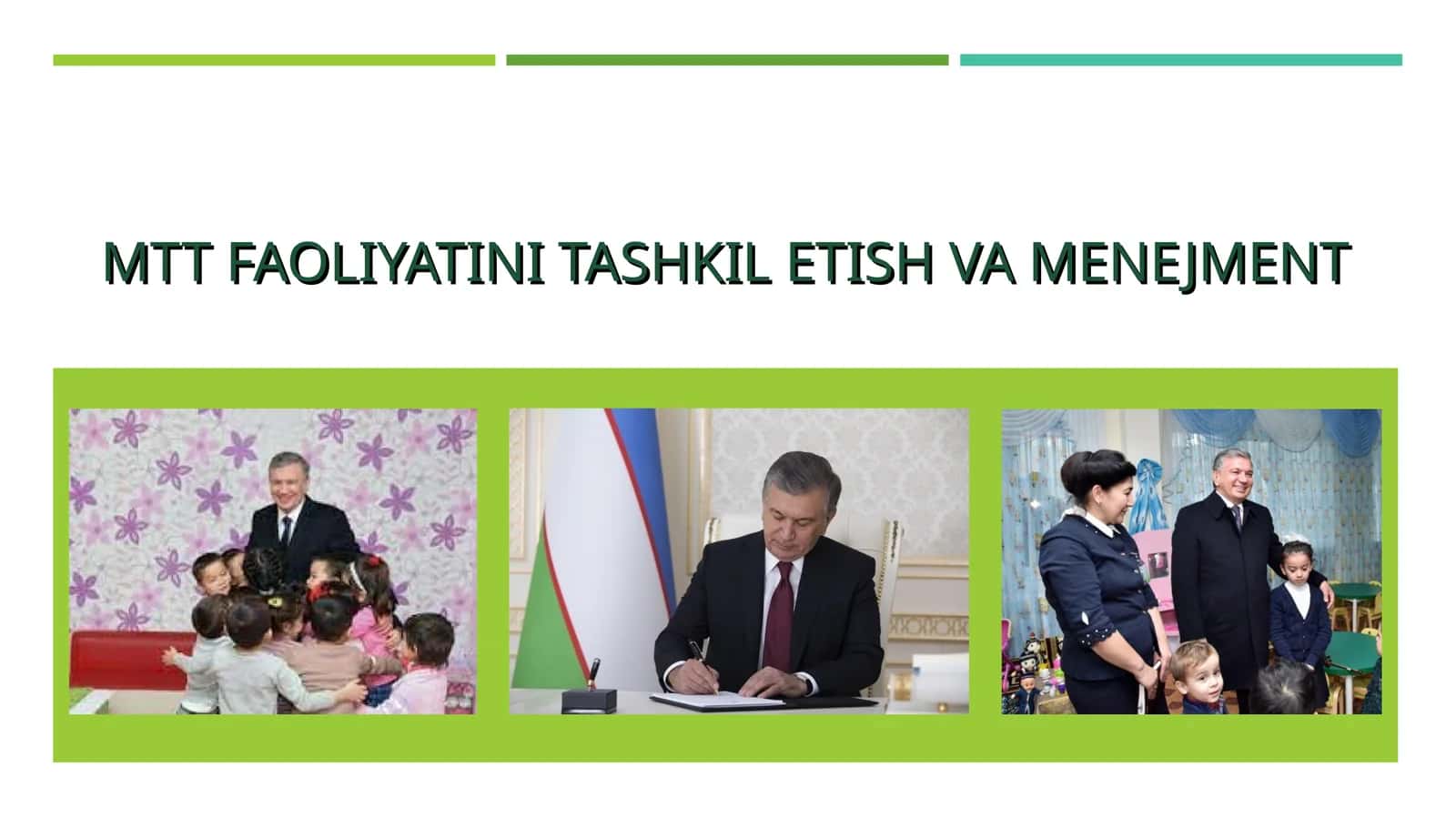 MTT FAOLIYATINI TASHKIL ETISH VA MENEJMENT 1