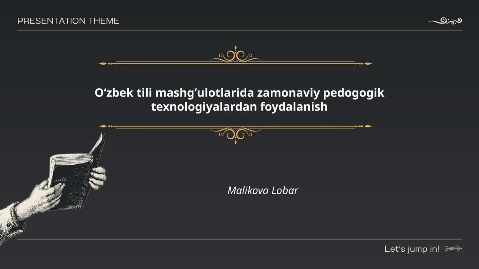 Interfaol ta'lim texnologiyalarini qo'llash 1