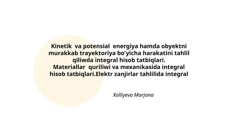 Kinetik va potensial energiya 1