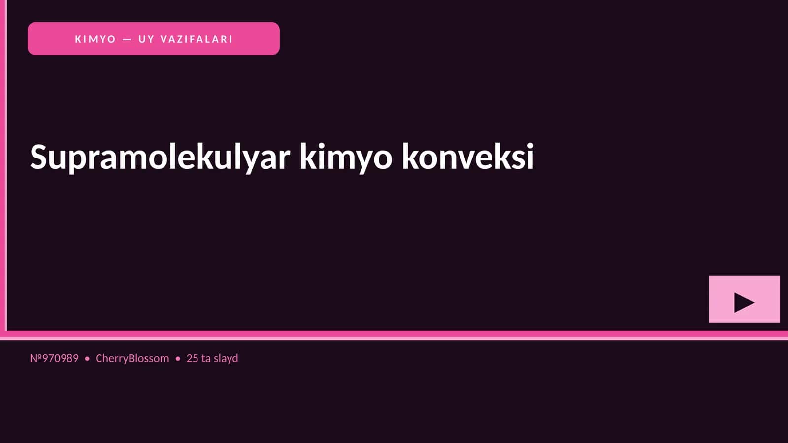 Supramolekulyar kimyo konveksi 1