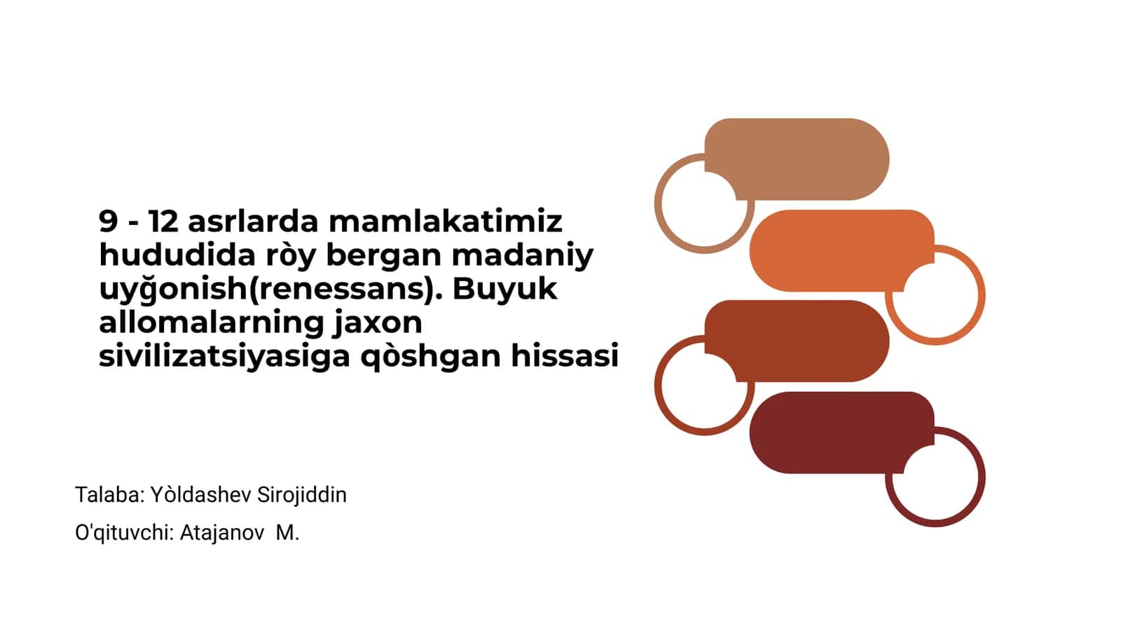Mamlakat Hududidagi Madaniy Uyg'onishlar 1