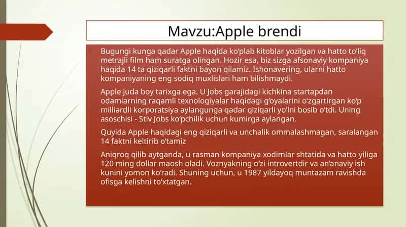 Apple brendi 1