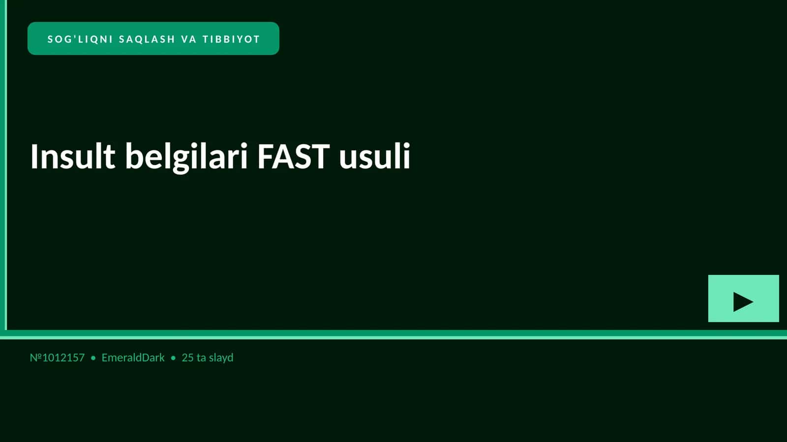 Insult belgilari FAST usuli 1