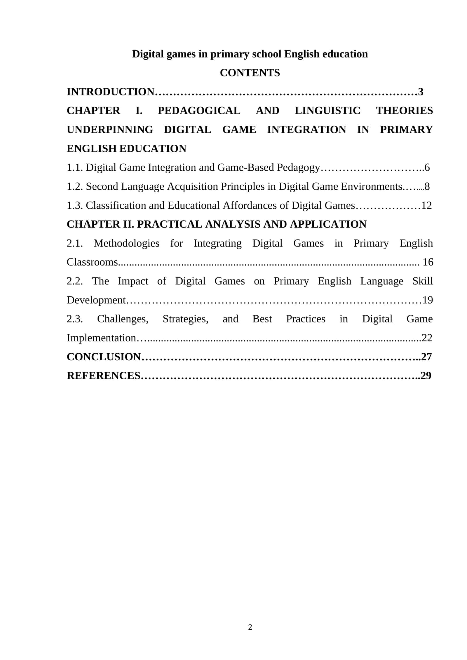 Digital games in primary school English education 1