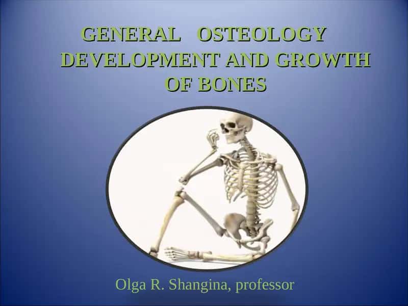 GENERAL OSTEOLOGY 1