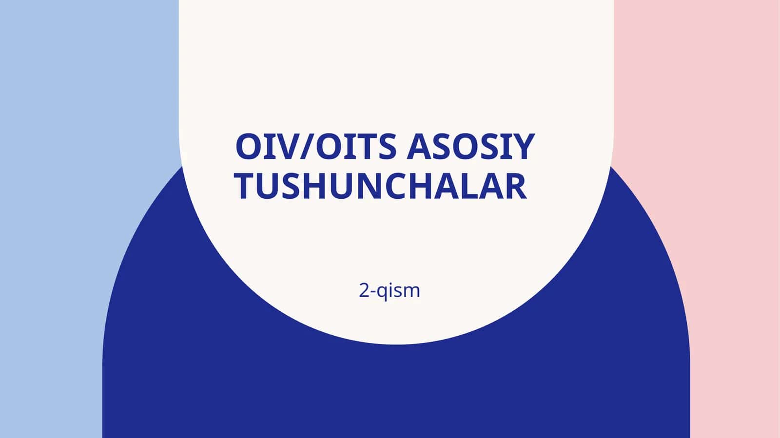 OIV/OITSasosiytushunchalar 1