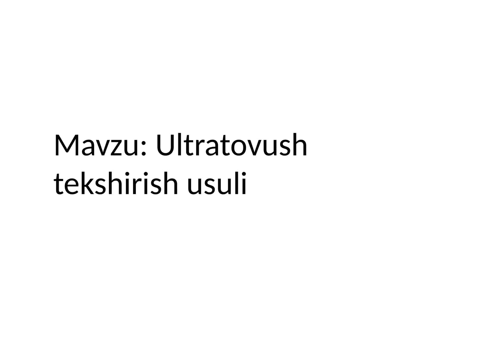UZI aparati 1