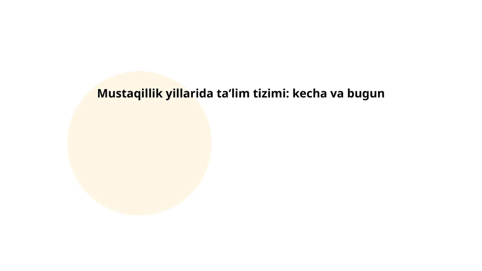 O'zbekistonda ta'lim tizimi 1