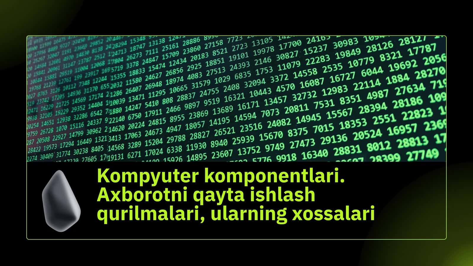 Kompyuter komponentlari 1