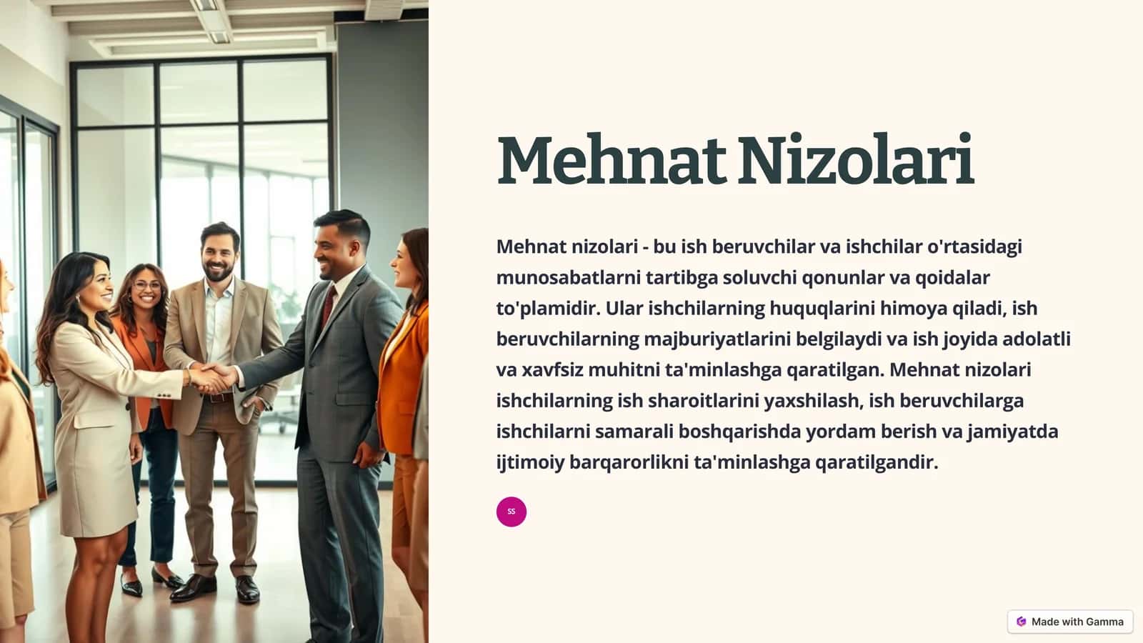 Mehnat Nizolari 1