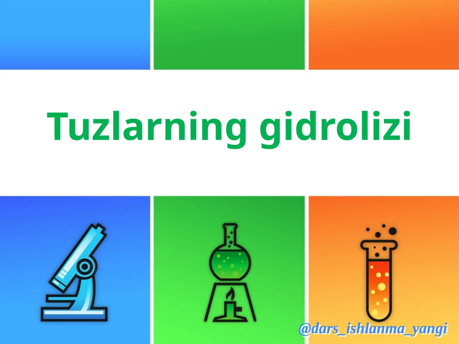Tuzlarning gidrolizi 1