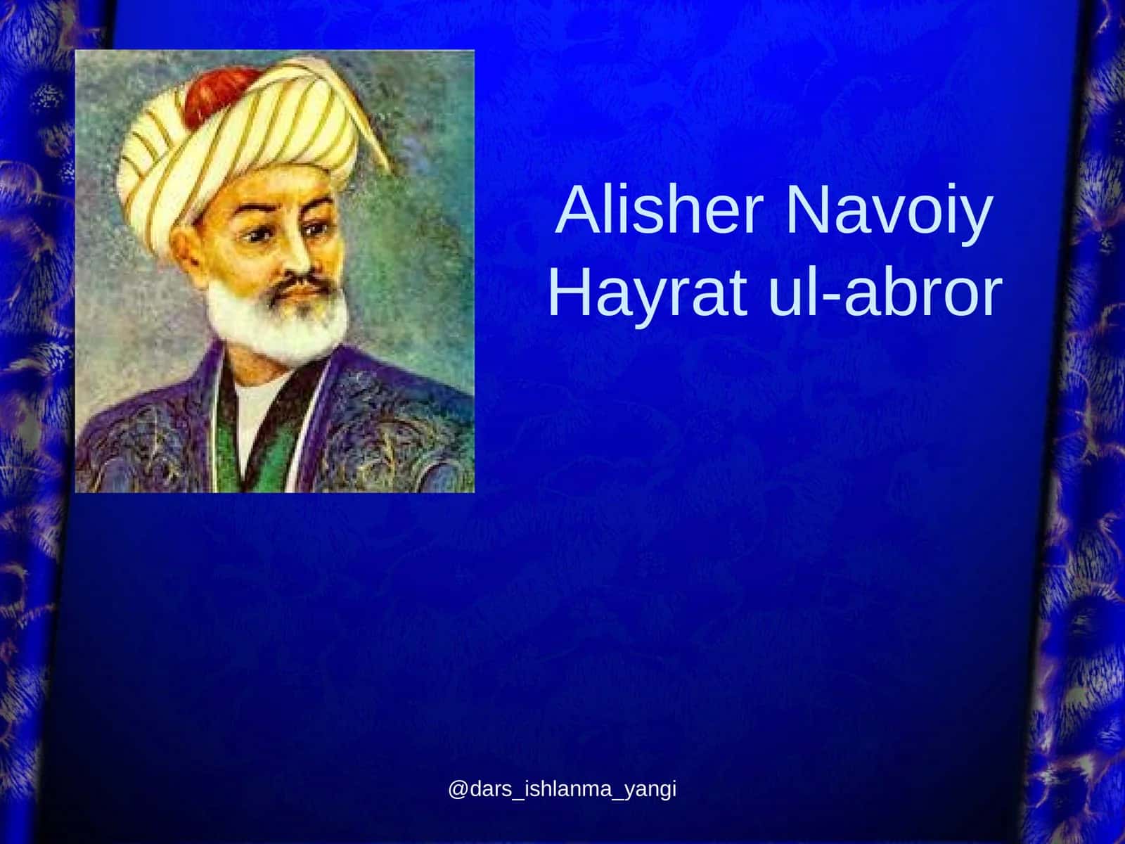 AlisherNavoiyHayratul-abror 1