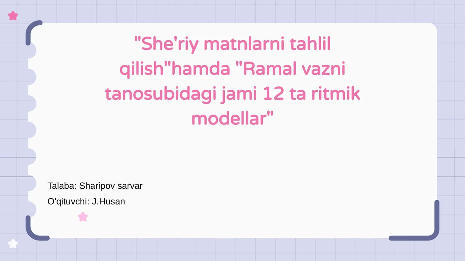 Ramal vazni tanosubidagi jami 12 ta ritmik modellar 1