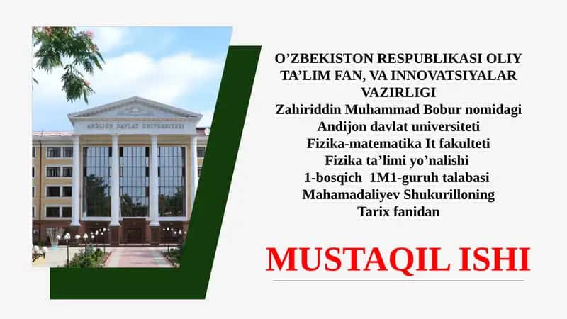 Qaytaqurishyillarida O'zbekistondagi ijtimoiy-siyosiy vaziyati 1