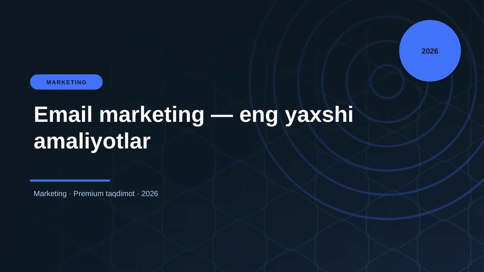 Email marketing — eng yaxshi amaliyotlar 1