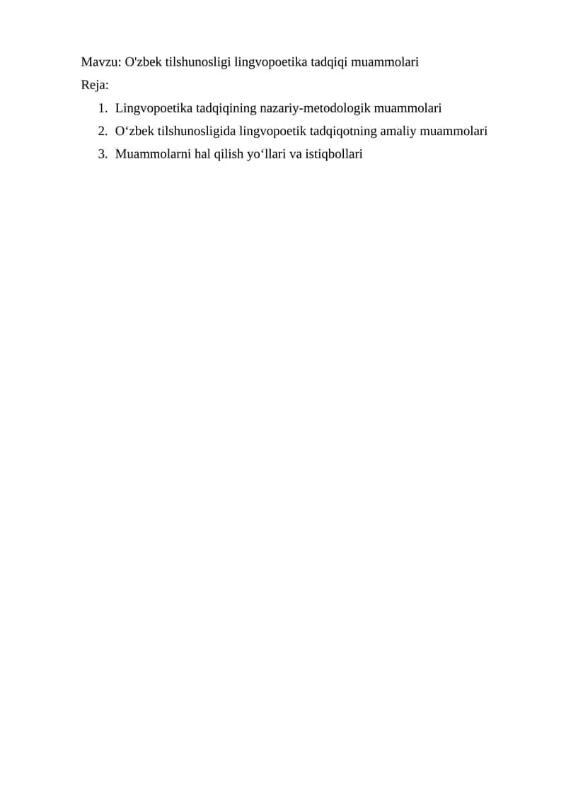 O'zbek tilshunosligi lingvopoetika tadqiqi 1